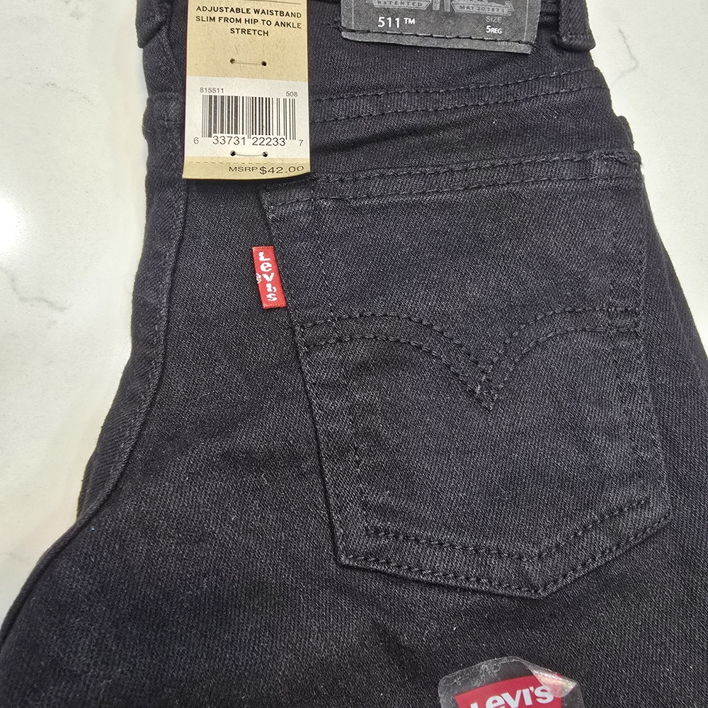 Levi's Black Slim Fit Jeans